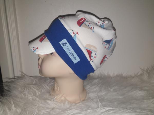 Schirmmütze im Beaniestyle KU 45-47cm "Boote"